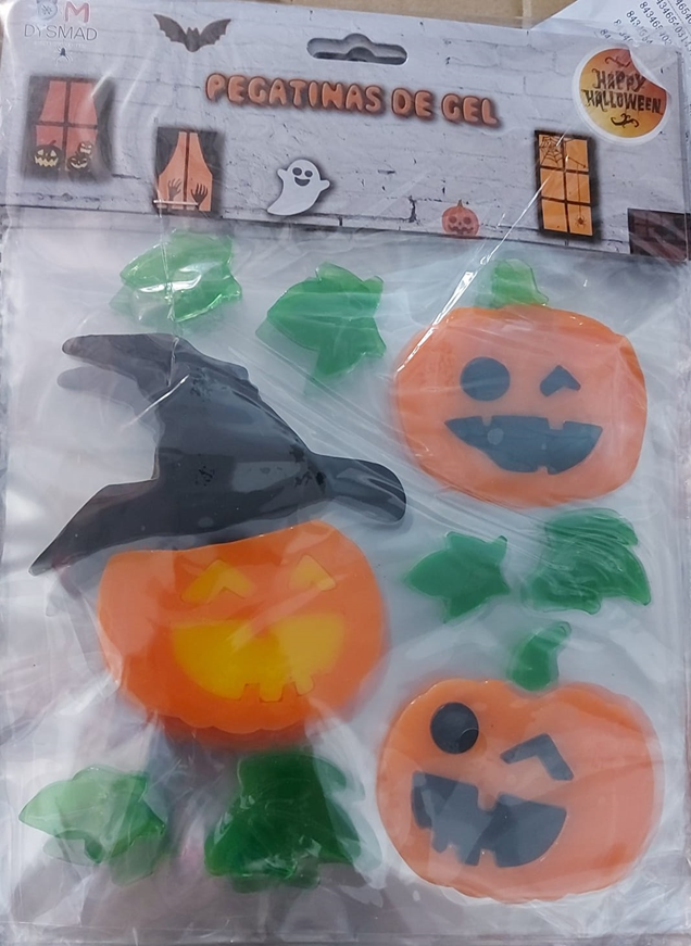 PEGATINAS GEL HALLOWEEN SURTIDAS