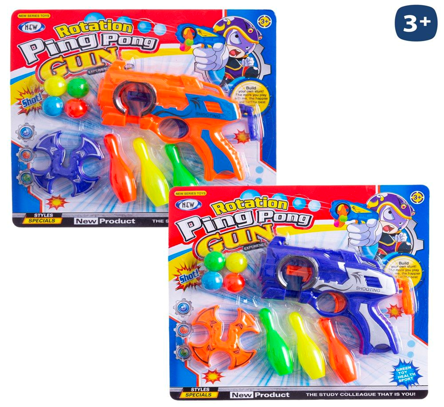 PISTOLA LANZA BOLOS BLISTER