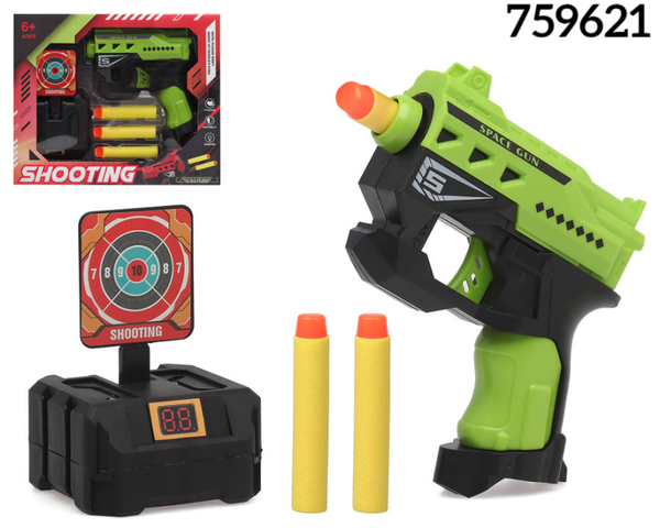 PISTOLA LANZA BALAS CAJA