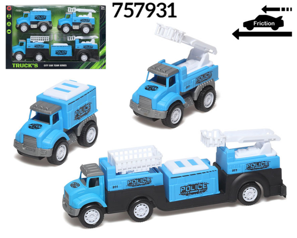CAMION AZUL 3pz CAJA
