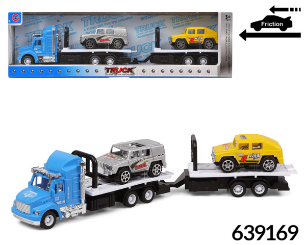CAMION REMOLQUE PORTA COCHES CAJA