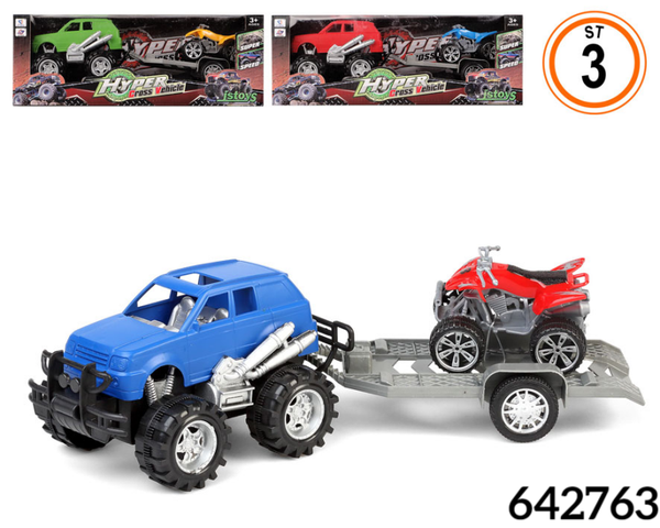 COCHE REMOLQUE+QUAD CAJA