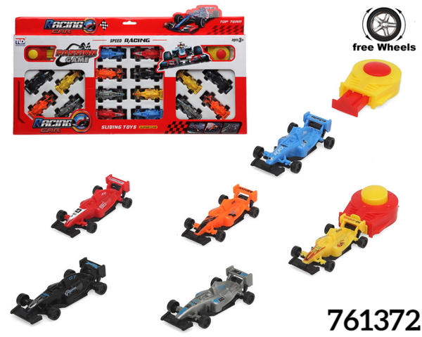 COCHES FORMULA 1 SET LANZADOR CAJA