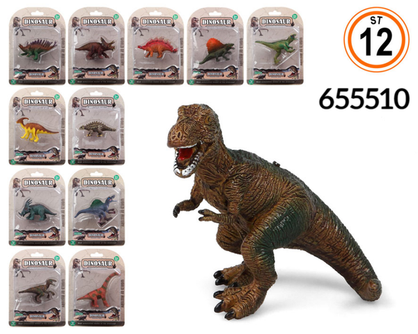 DINOSAURIO FIGURA BLISTER 12SURTIDOS