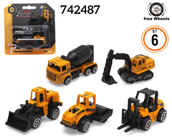 VEHICULOS CONSTRUCCION METAL BLISTER