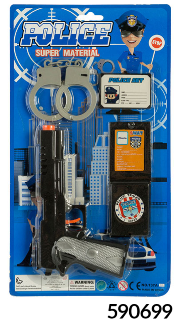 PISTOLA POLICIA ACCESORIOS