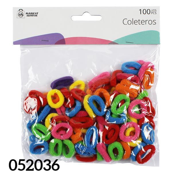 COLETEROS COLORES PEQUEÑOS BOLSA 100ud