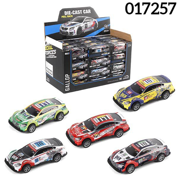 COCHE METAL FRICCION CAJA 9x3cm