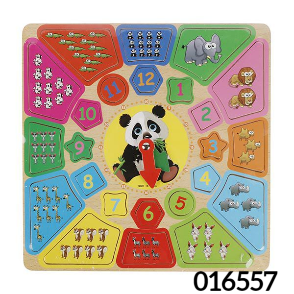 PUZZLE MADERA RELOJ 30x30cm