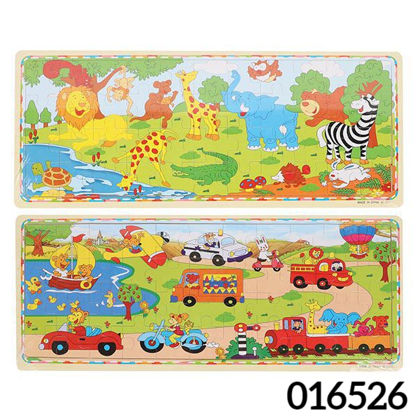 PUZZLE MADERA TROQUELADO 2SURTIDOS 45x19cm