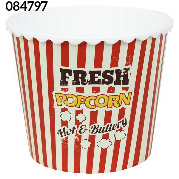 CUBO PLASTICO REDONDO PALOMITERO