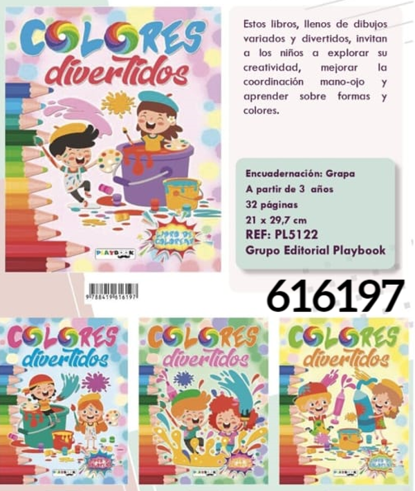 LIBRO COLOREAR COLORES DIVERTIDOS (24)