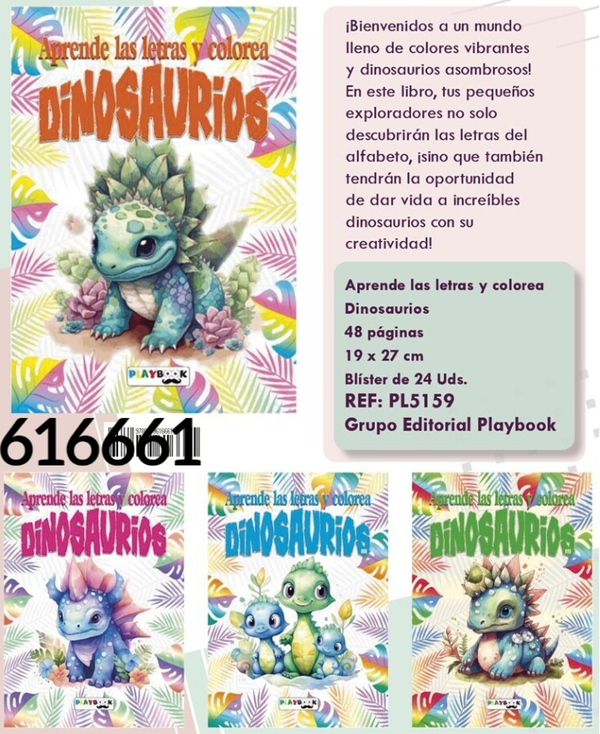 LIBRO COLOREAR APRENDE LETRAS DINOSAURIOS (24)