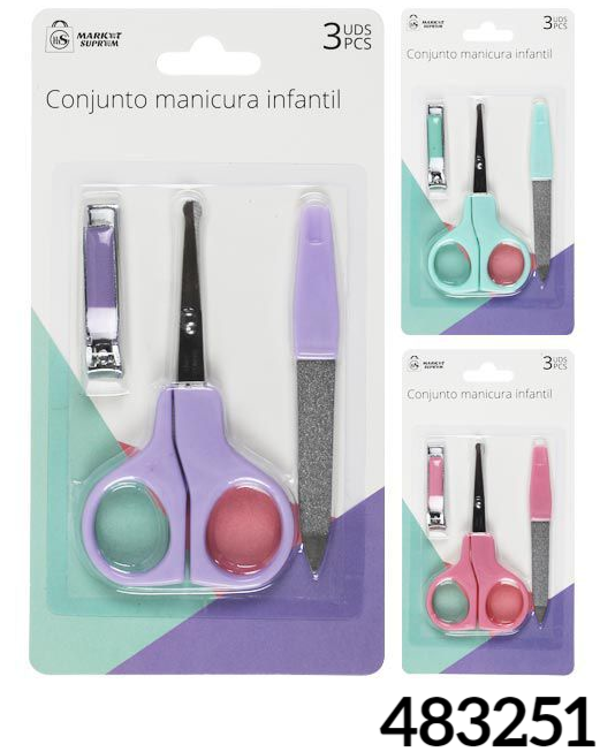 SET MANICURA INF. 3pz BLISTER
