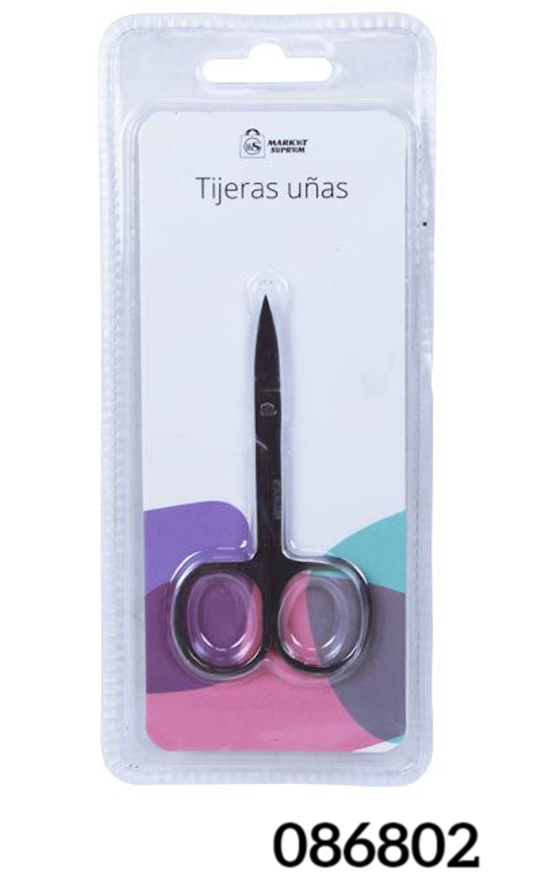 TIJERAS MANICURA PUNTA CURVA 9cm
