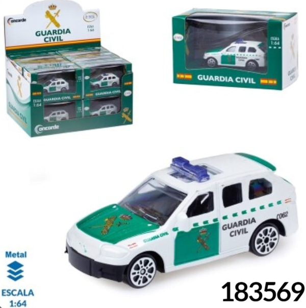 COCHE METAL ESCALA GUARDIA CIVIL