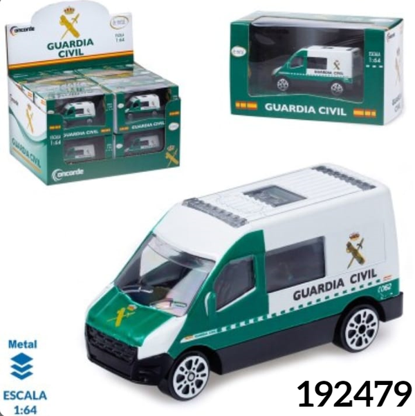 FURGONETA METAL ESCALA GUARDIA CIVIL