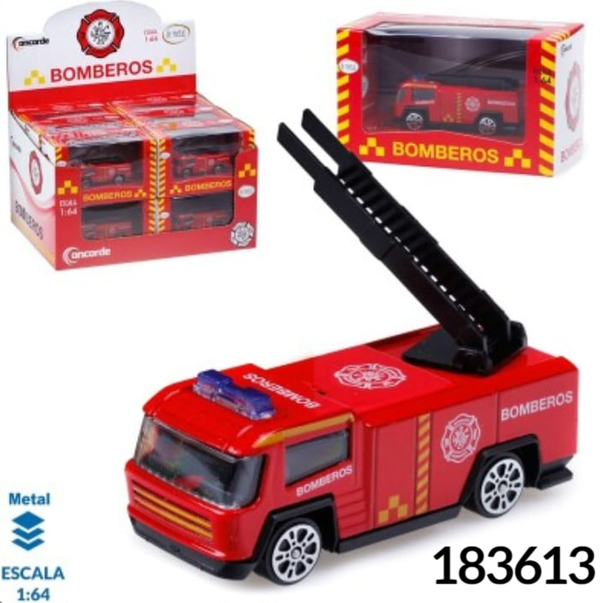 CAMION METAL ESCALA BOMBEROS