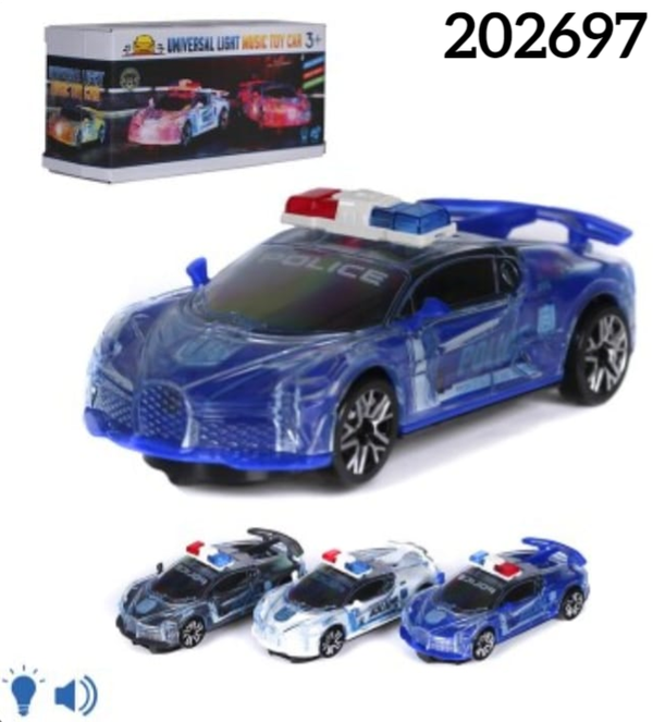 COCHE ACCION POLICIA LUZ/SONIDO