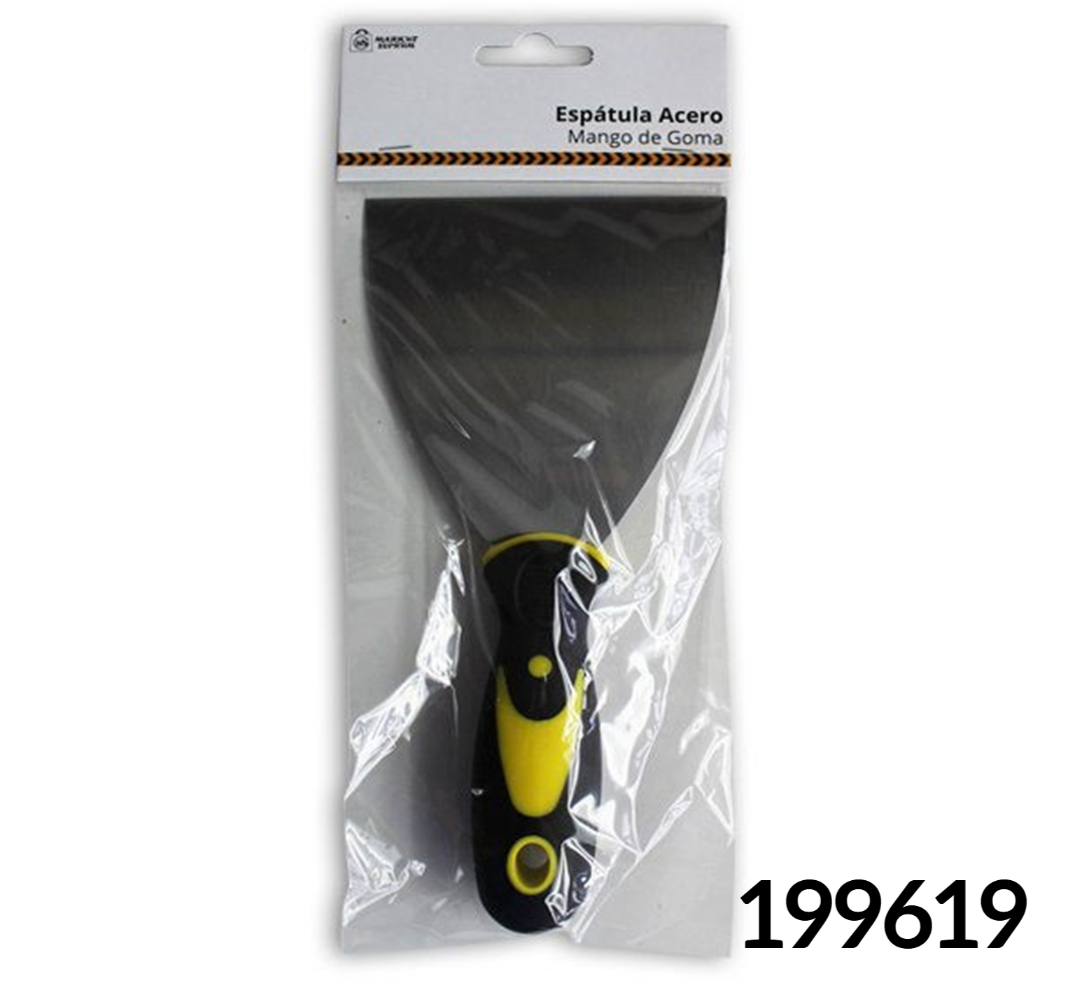 ESPATULA ACERO MANGO ENGOMADO 100mm