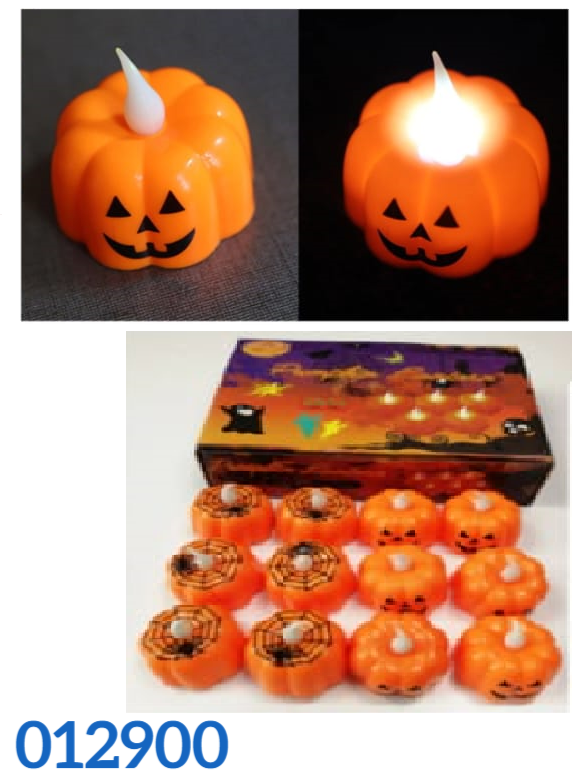 VELA LED CALABAZA HALLOWEEN (12)