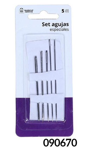 AGUJAS COSTURA SET 5pz GRANDES (12)