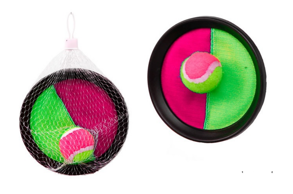 JUEGO PLAYA CATCH BALL VELCRO+PELOTA