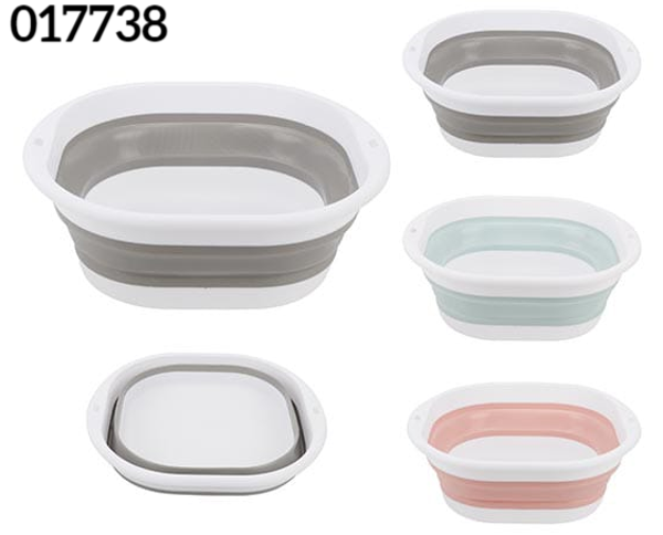 CESTA PLASTICO PLEGABLE 25x23cm