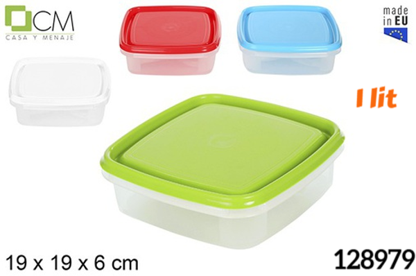 FIAMBRERA PLAST. CUAD. 1litro (12)