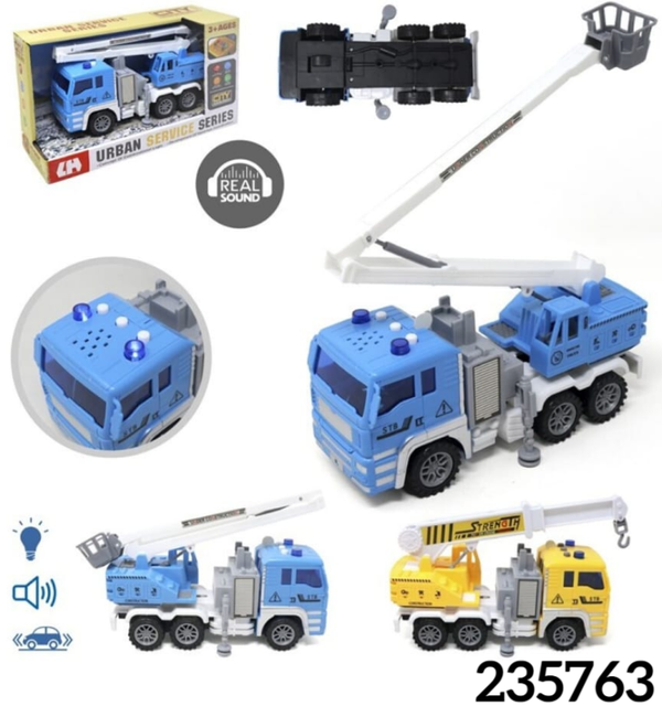 CAMION CONSTRUCCION FRICCION LUZ/SONIDO 22x12cm