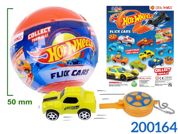 BOLA SORPRESA COCHE HOT WHEELS LANZADOR