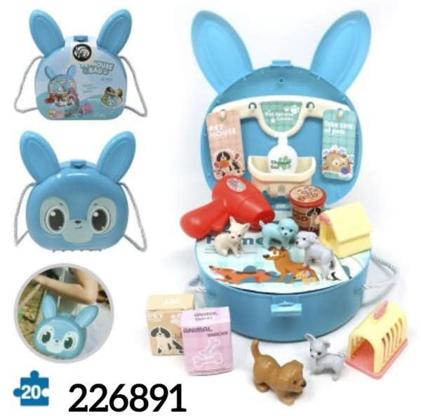 MOCHILA CONEJITO 20pz MASCOTAS