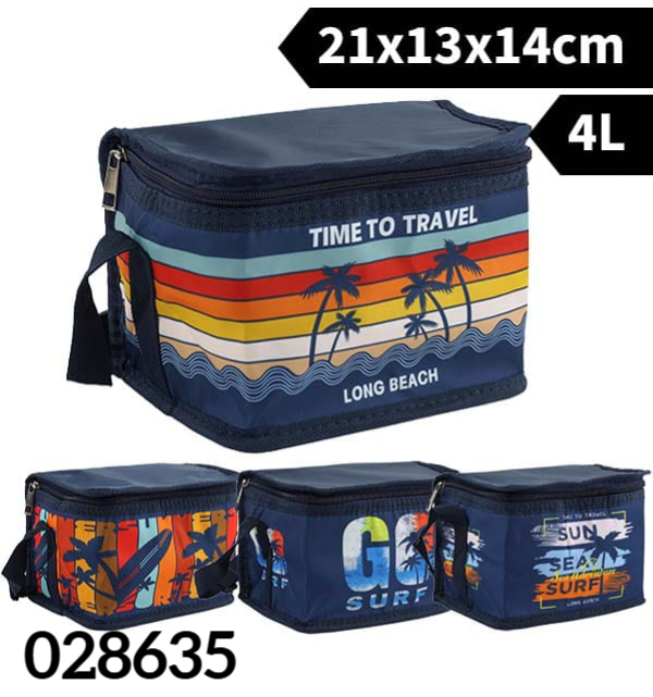 BOLSA NEVERA 21x13x14cm 4lit DISEÑOS