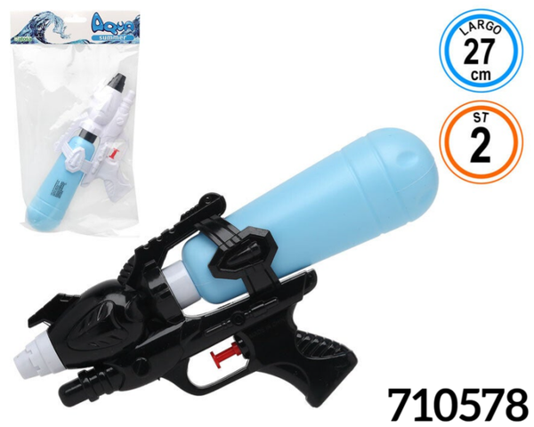 PISTOLA AGUA MEDIANA BOLSA 27cm