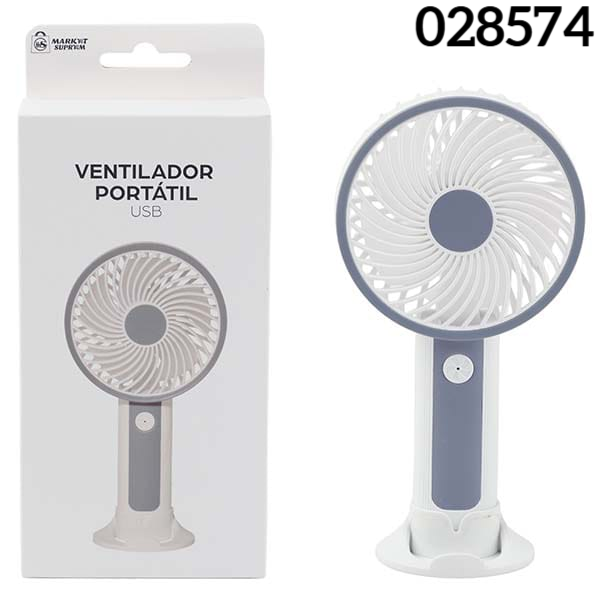 VENTILADOR PORTATIL USB CON LUZ