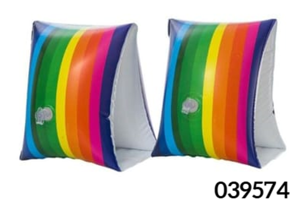 MANGUITOS HINCHABLES ARCO IRIS