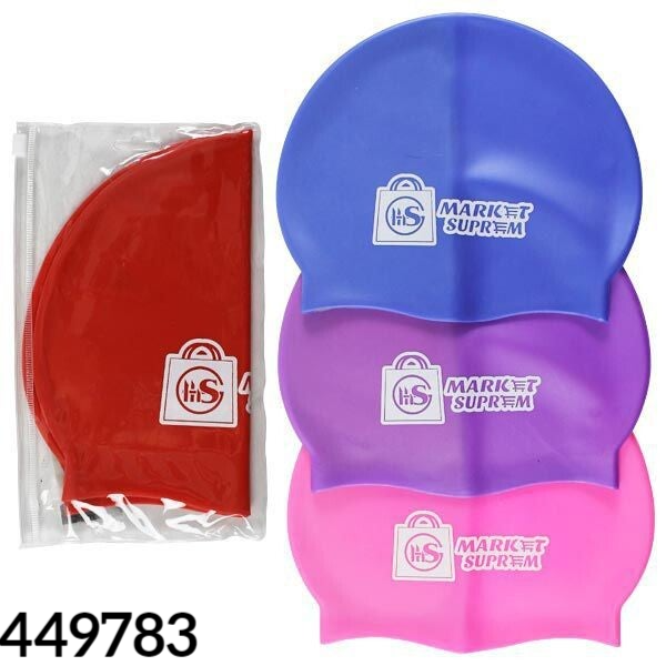GORRO NATACION SILICONA 4SURTIDOS