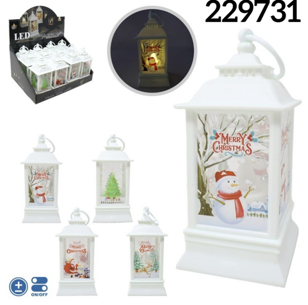 FAROL LED BLANCO NAVIDAD 14x6cm (12)