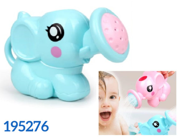 REGADERA BAÑO INF. ELEFANTE AZUL/ROSA