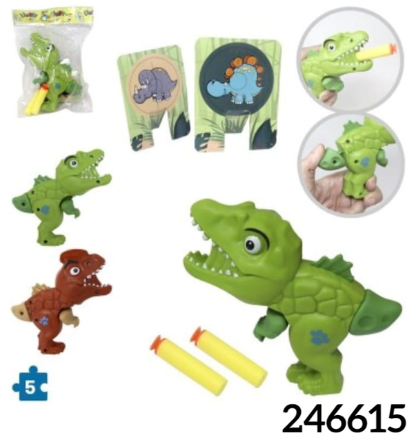 PISTOLA LANZA BALAS DINOSAURIO