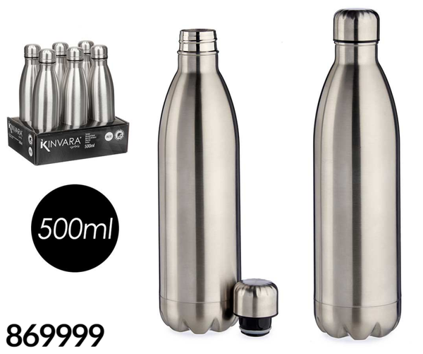 BOTELLA TERMO ACERO 500ml