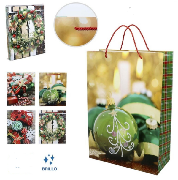BOLSA REGALO BRILLO NAVIDAD (12)