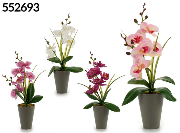 MACETA ARTIFICIAL ORQUIDEA 37cm