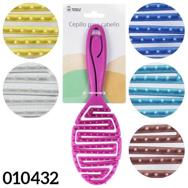 CEPILLO PELO ERGONOMICO OVAL. SIN TIRONES