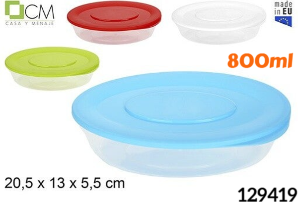 FIAMBRERA PLAST. OVAL. 800ml (12)