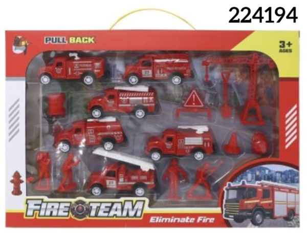 ACCESORIOS BOMBEROS 16pz CAJA