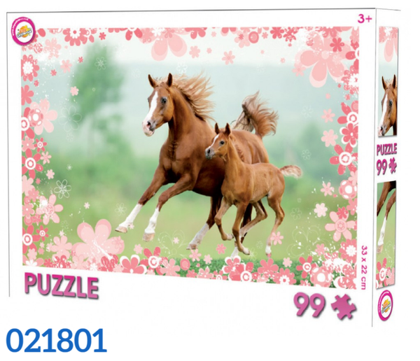 PUZZLE CABALLOS 99pz CAJA