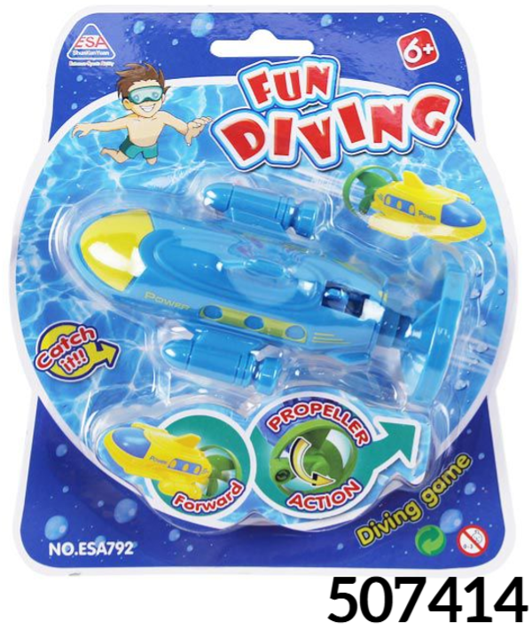 JUEGO BUCEO SUBMARINO 18x17cm