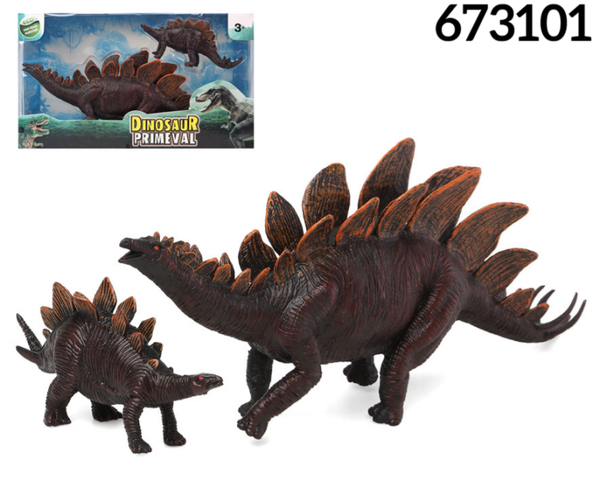FIGURA DINOSAURIO 2pz CAJA 32x18cm