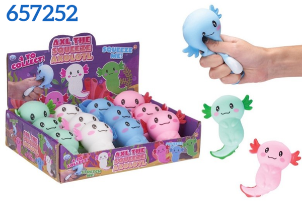 SQUISHY AJOLOTE COLORES EXPOSITOR (12)